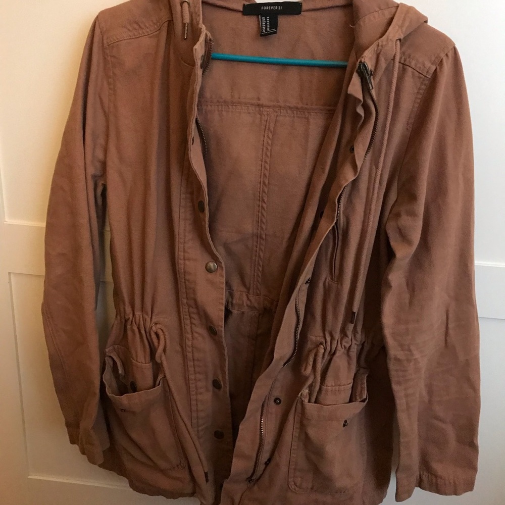 Tan colored utility jacket